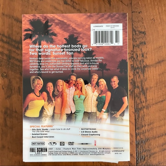 Sunset Tan Season 1 DVD - Reality TV (2007) - Picture 2 of 8